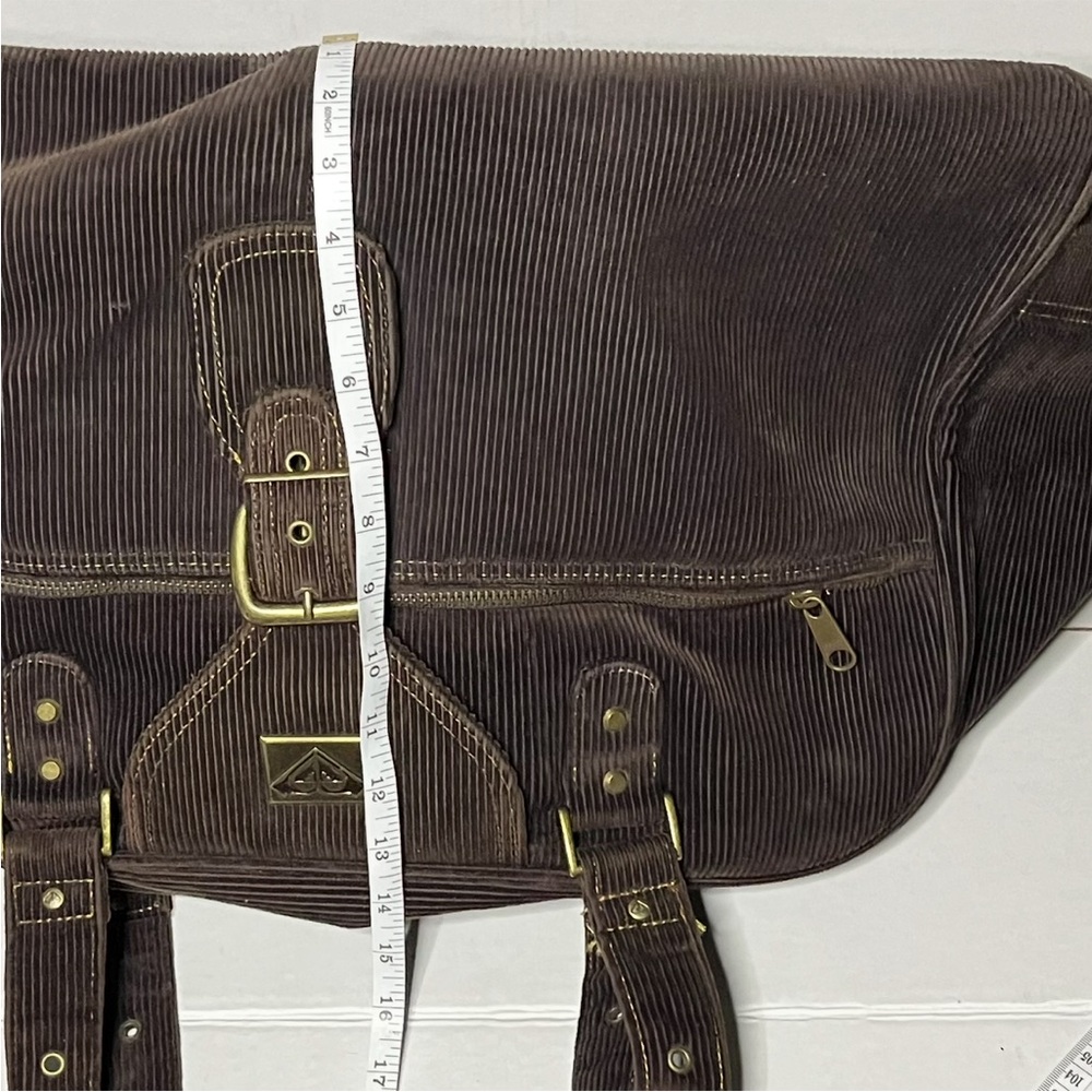 ROXY Vintage Corduroy Travel Bag On Wheels - Picture 8 of 12